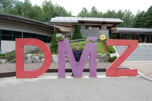 Ross with DMZ Sign