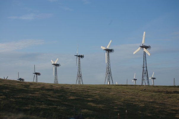 Trip to Skywalker Ranch, wind turbines
