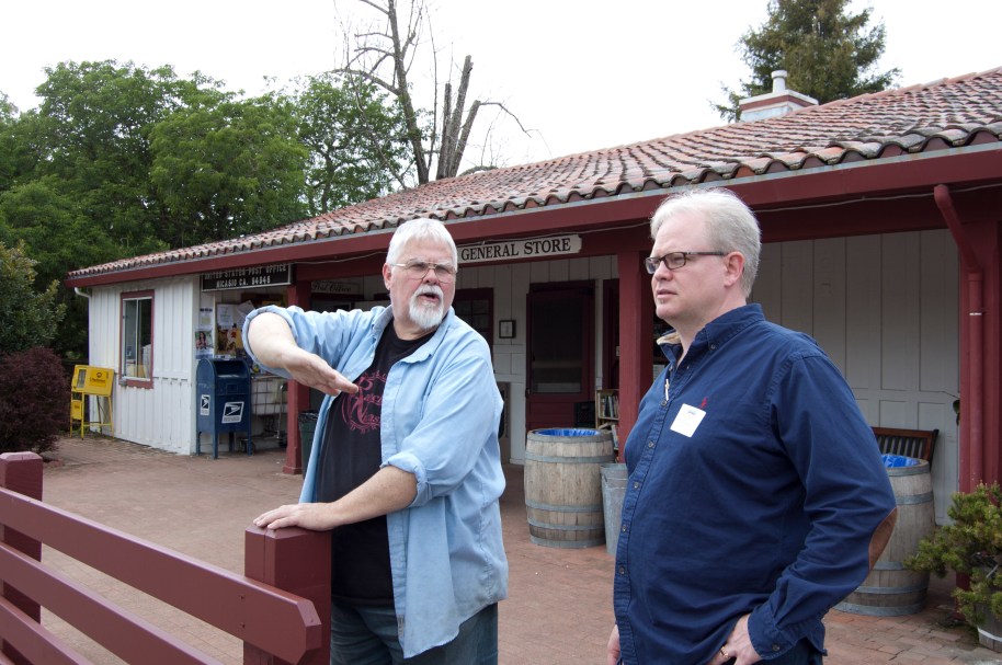 Trip to Skywalker Ranch, Nicasio, Sean and clerk